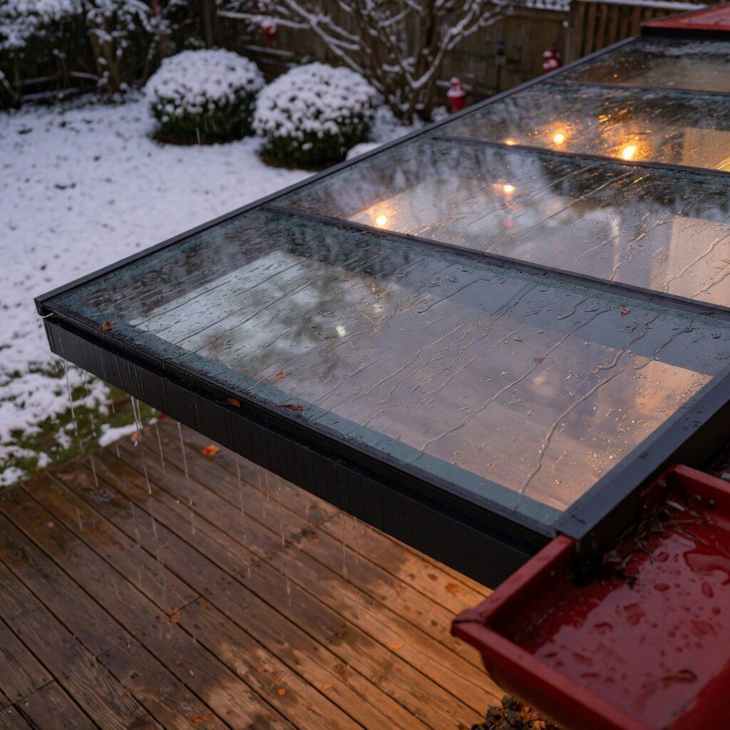 Terrassendächer und Balkondächer für festen Schutz vor Schnee und Regen, Markisenhersteller.com